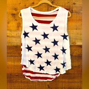 Patriotic Flag Tank Top